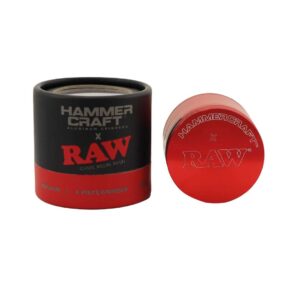 RAW x Hammercraft Grinder Rojo 55mm | Moledor Aluminio