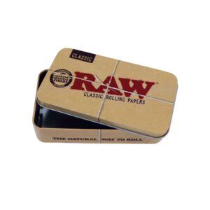 RAW Metal Tin Caja de Almacenamiento | Organizador de Accesorios