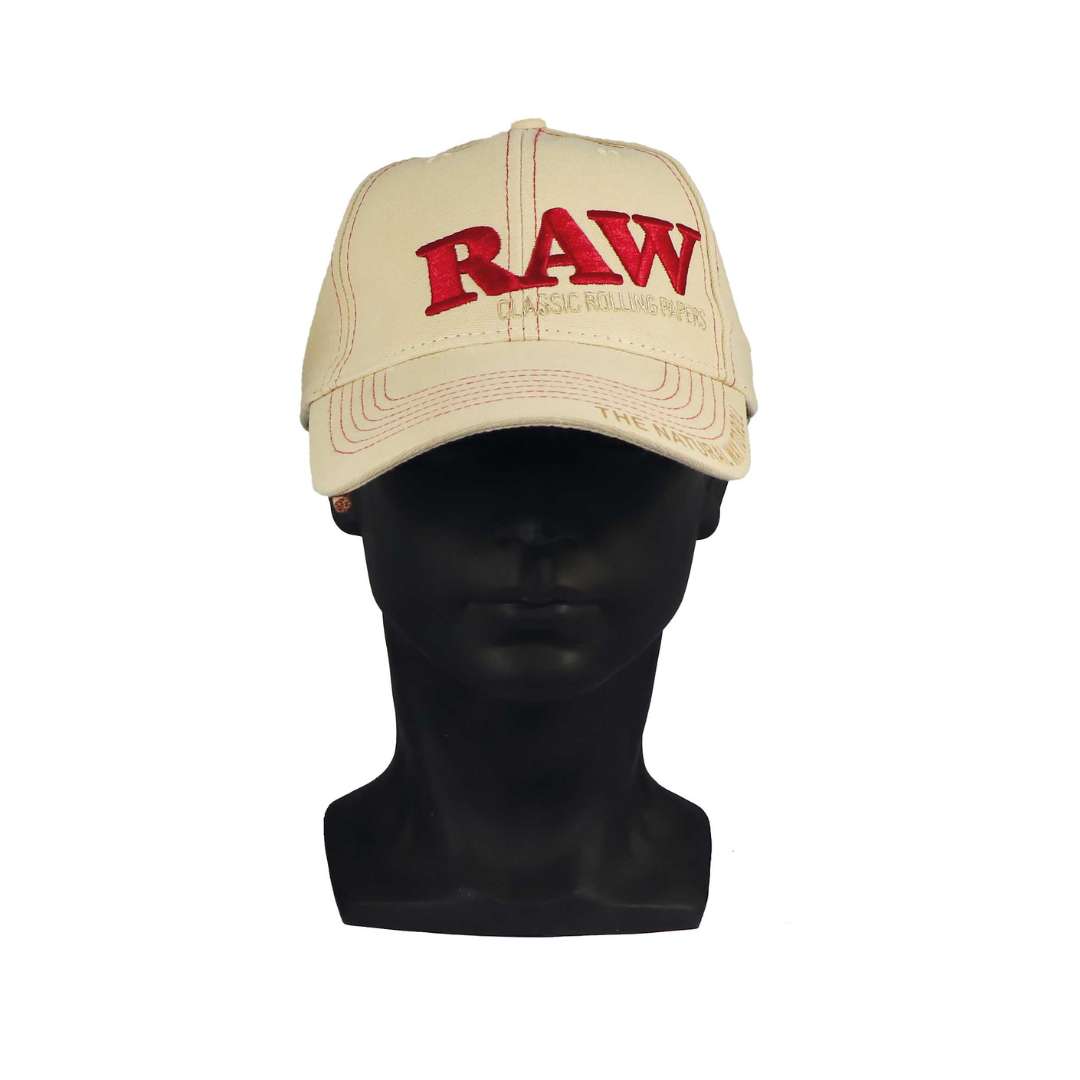 RAW cap beige con poker oculto