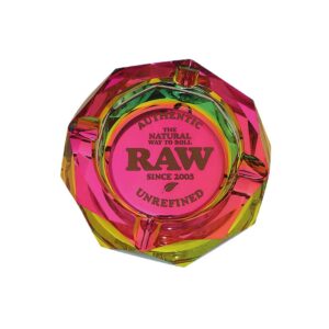 raw ashtray glass multicolor