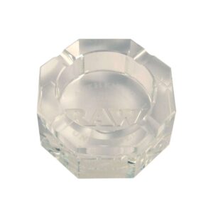raw crystal ashtray lead free