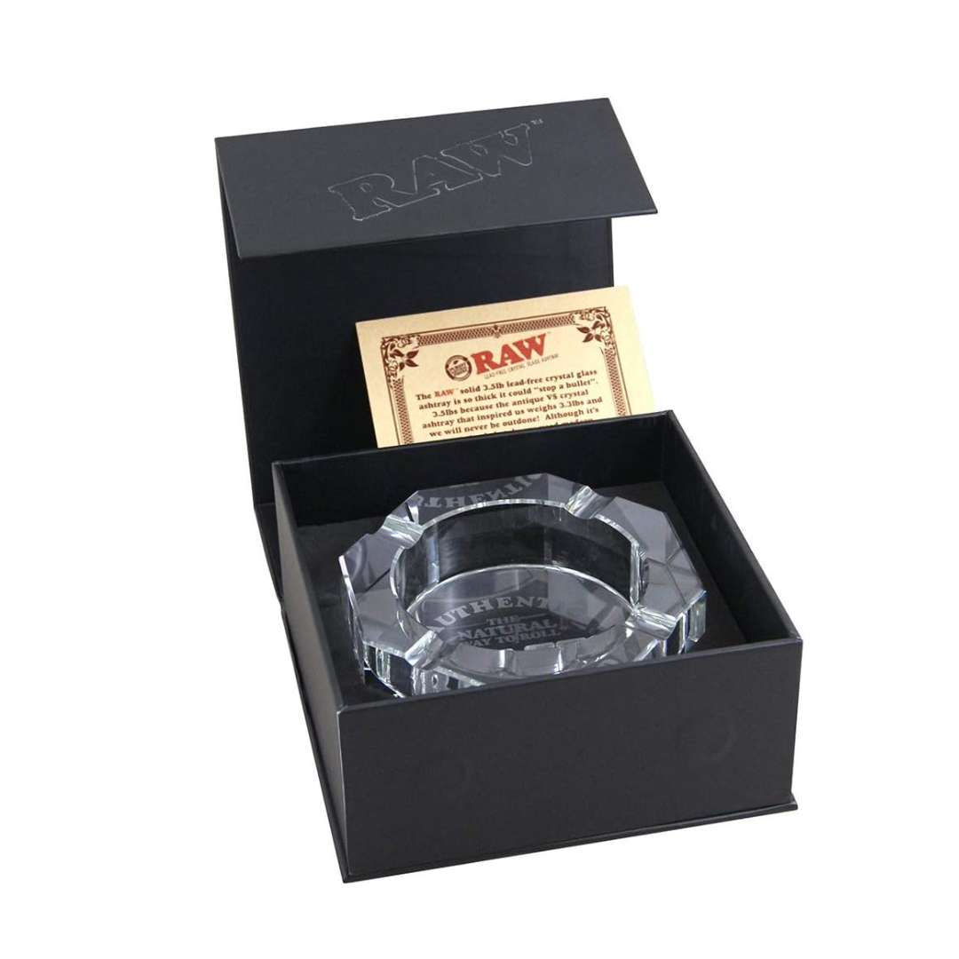 cenicero raw vidrio elegante